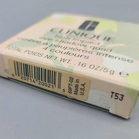 CLINIQUE High Impact Eye Shadow Quad 02 Cool Satin NIB - Picture 3 of 7